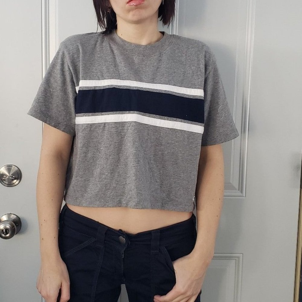 Gray Hollister Boyfriend Tee